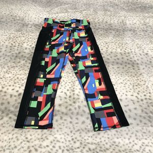 SWEATY BETTY Santa Marta Cropped Leggings XS Geometric pattern